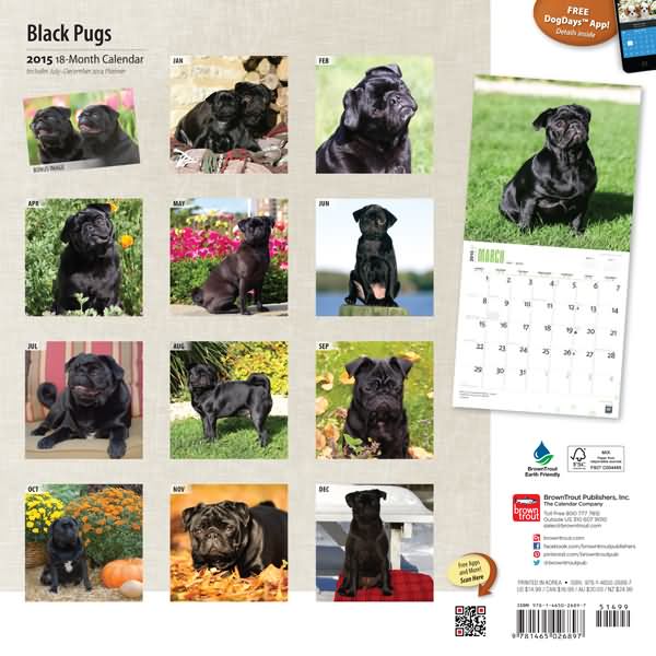 pug calendar