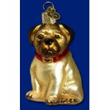 PUGSLEY PUG DOG Ornament Old World Christmas