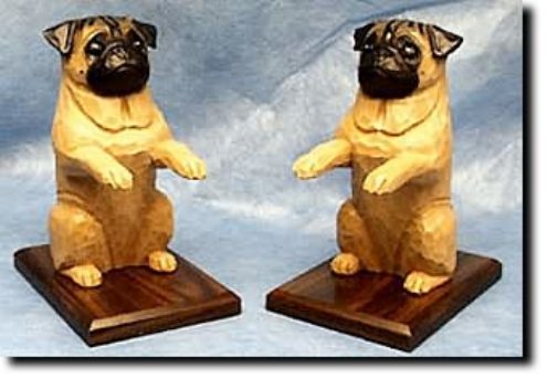 Pug Bookends